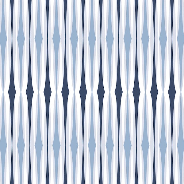 Manhattan Comfort Nanterre, Vinyl Century Stripe Wallpaper, 205 In X 33 Ft = 56 Sq Ft Nanterre - main